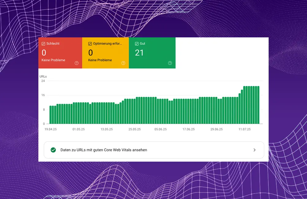 Google Search Console Core Web Vitals ab rufen Google Search Console Core Web Vitals ab rufen