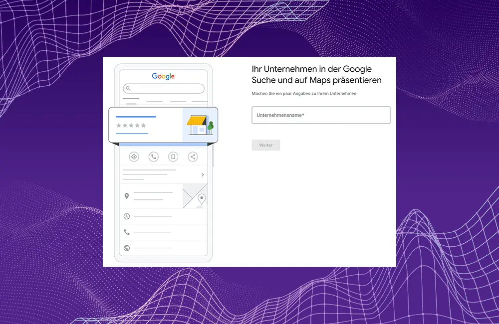Google My Business für mein Unternehmen erstellen Google My Business für mein Unternehmen erstellen