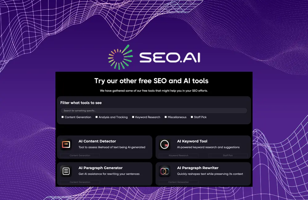 SEO.ai SEO KI Tool SEO.ai SEO KI Tool