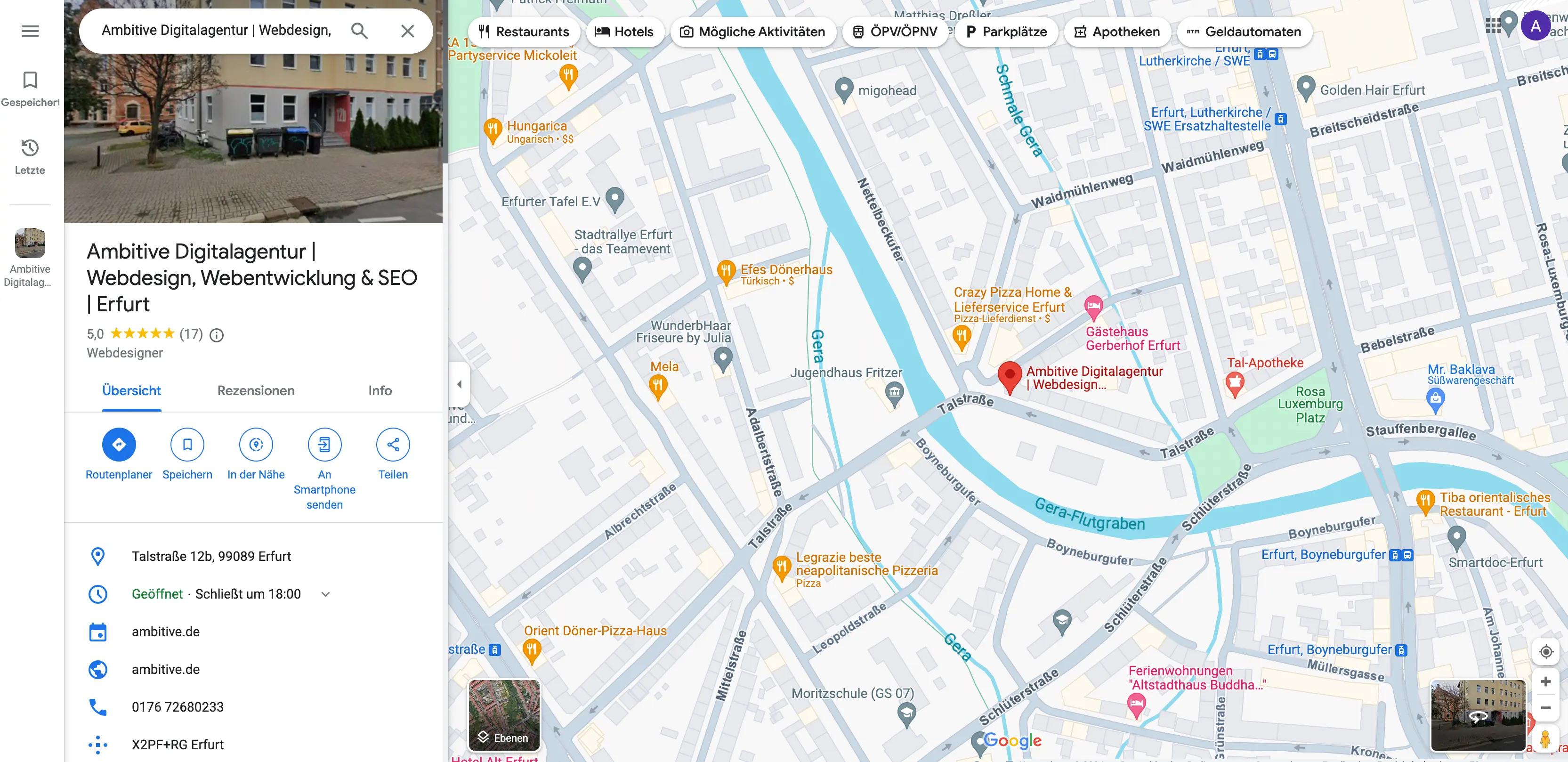 Google Maps UI Design