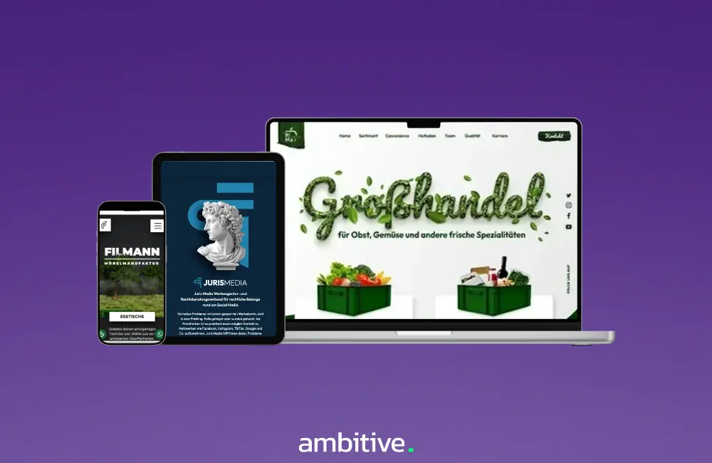Reponsive Webdesign auf allen Geräten und Umgebungen