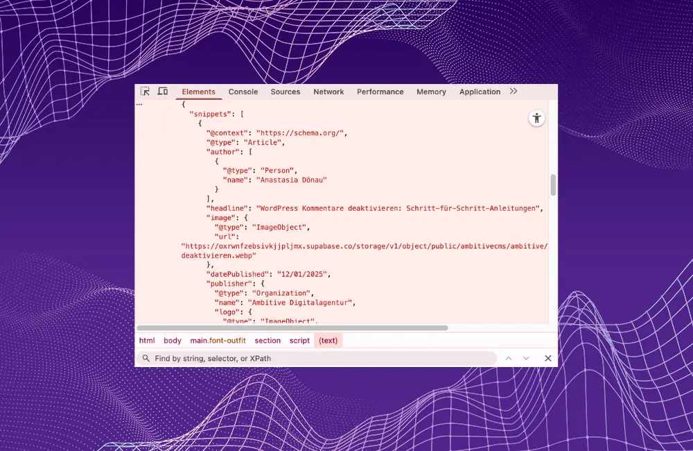 Strukturierte Daten in Website implementieren Strukturierte Daten in Website implementieren