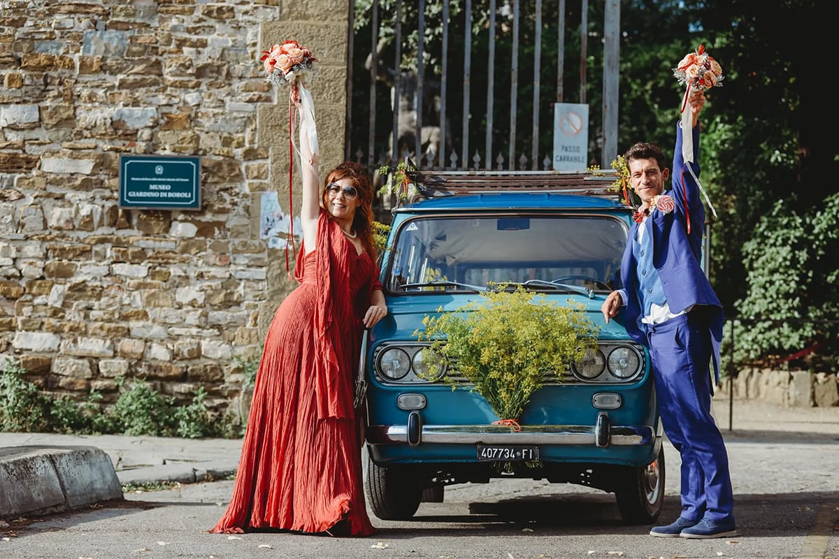 Hochzeitspaar Toskana Italien