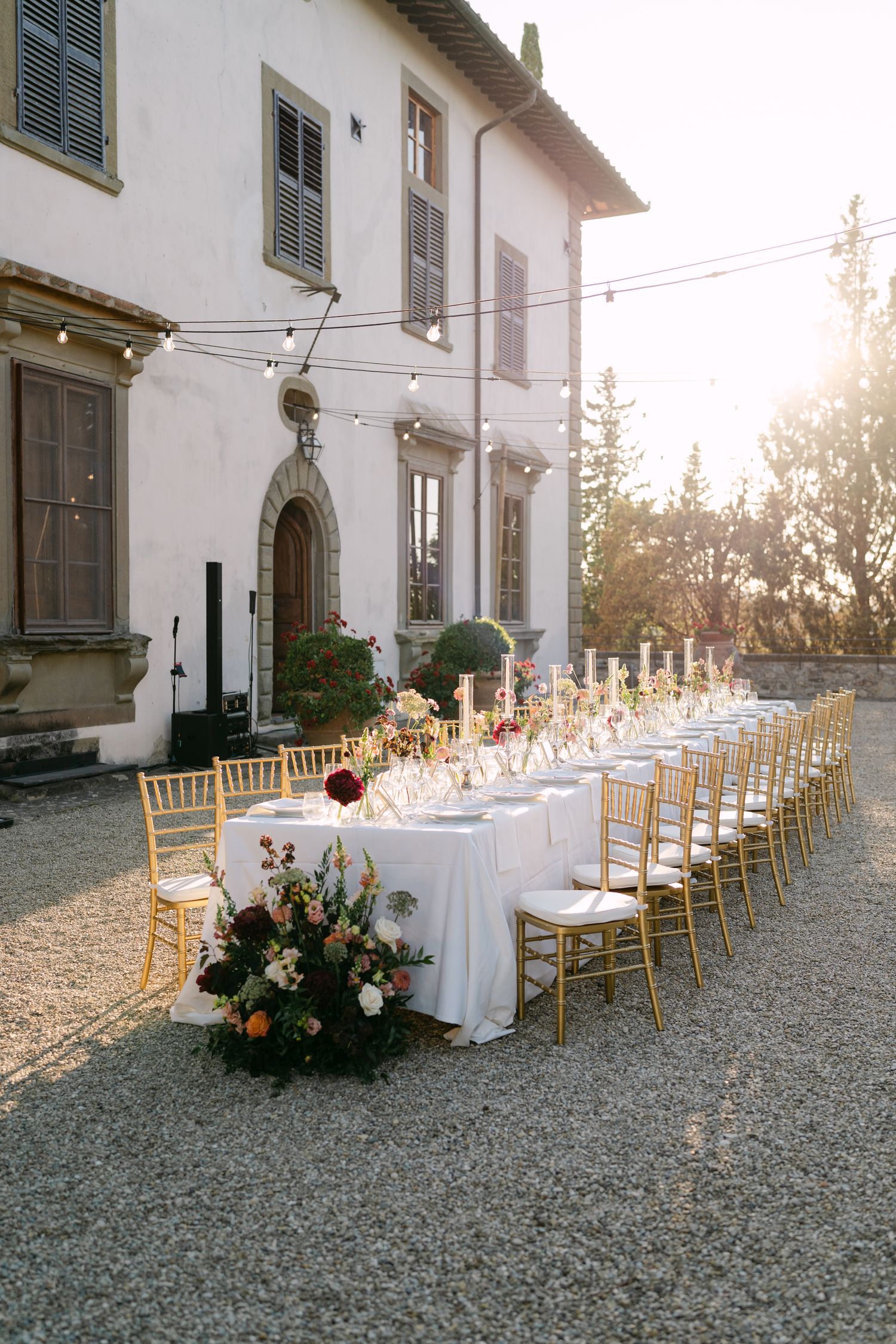 Lange Tafel Hochzeit