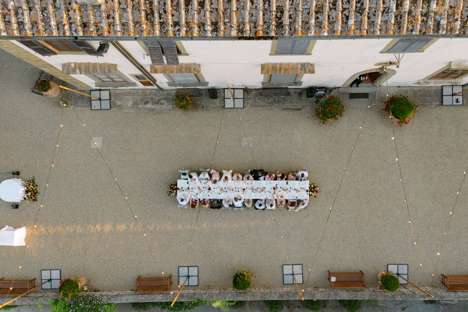 Lange Tafel Hochzeit
