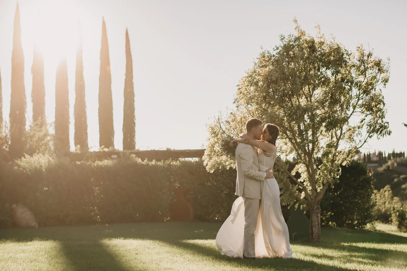 Brautpaar Italien Sommer Hochzeit