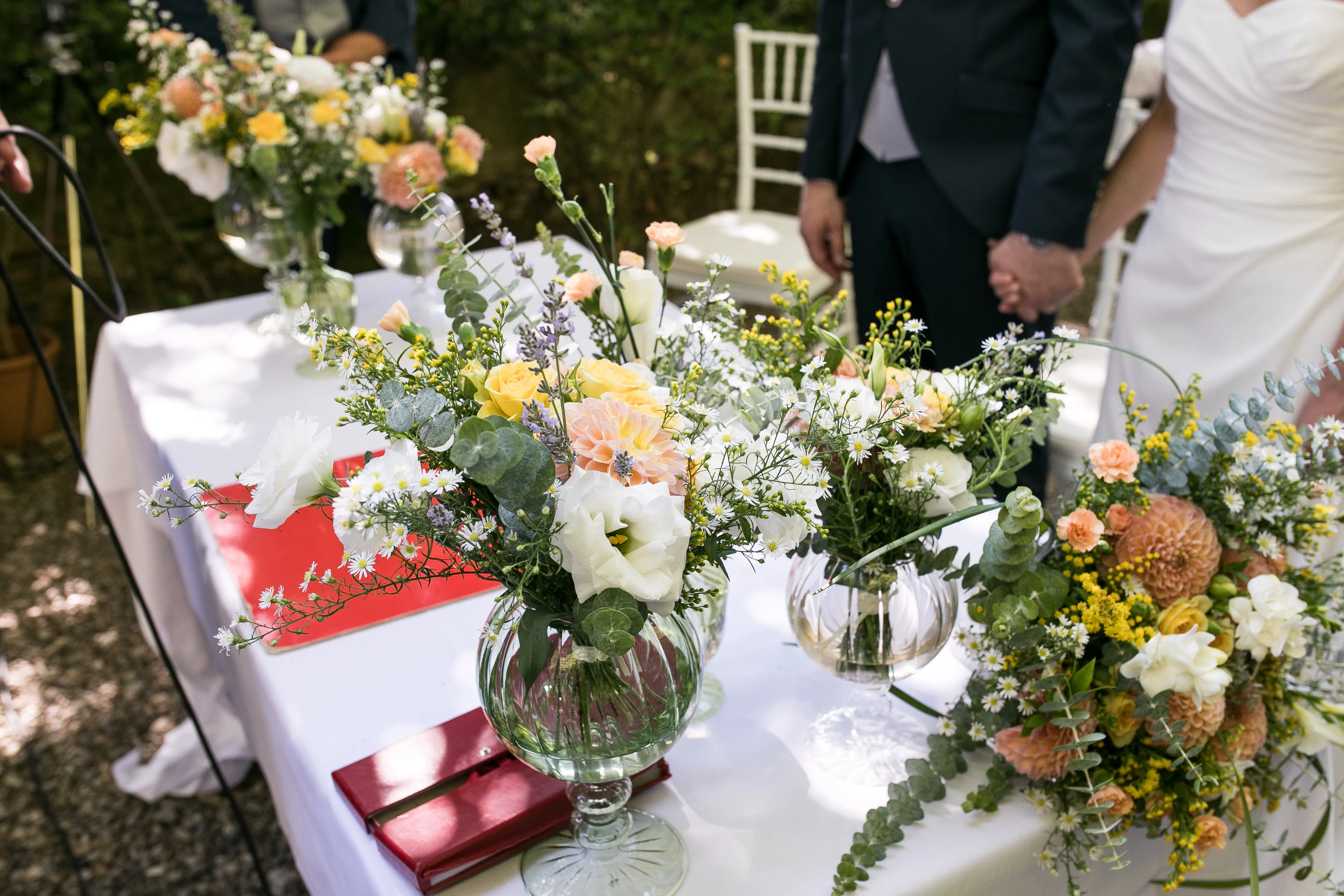 Blumenschmuck Hochzeit in Italien