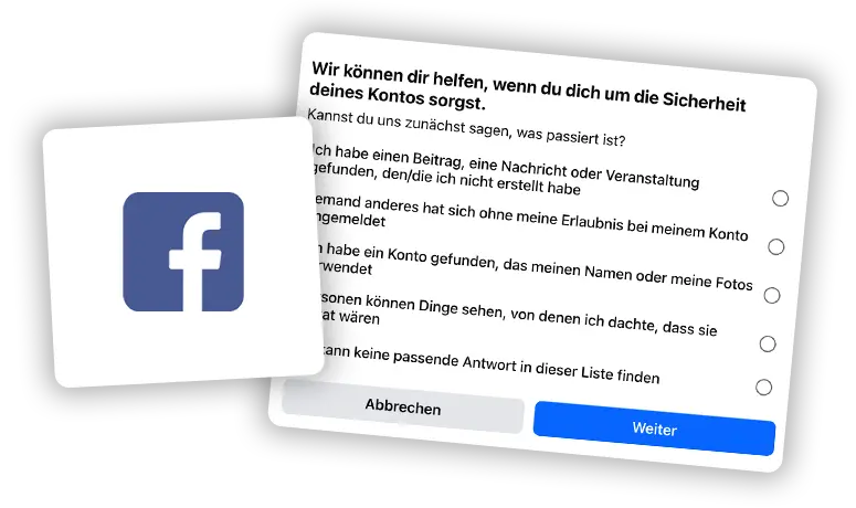 Facebook Konto nach Hack wiederherstellen