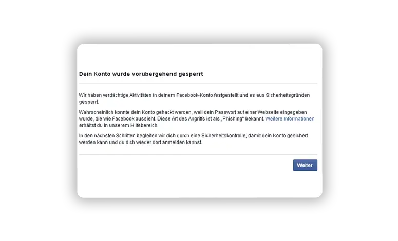 Deaktivierung von Seiten oder Werbekonten