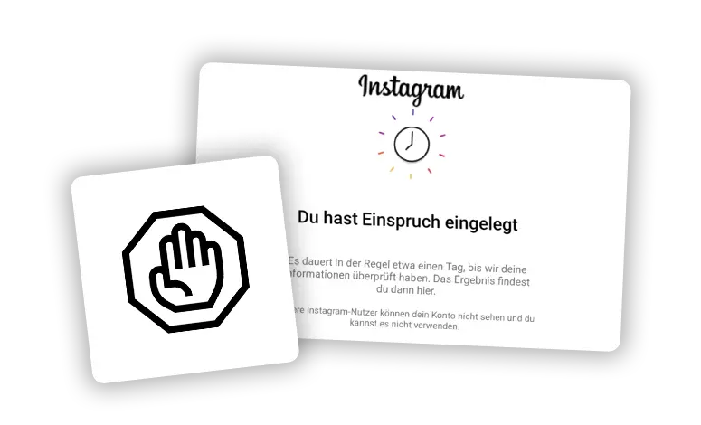 Instagram Konto dauerhaft gesperrt – Einspruch gegen Sperrung einlegen