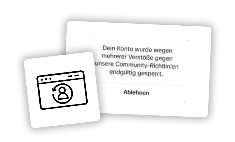 Gesperrten TikTok Account wiederherstellen Gesperrten TikTok Account wiederherstellen
