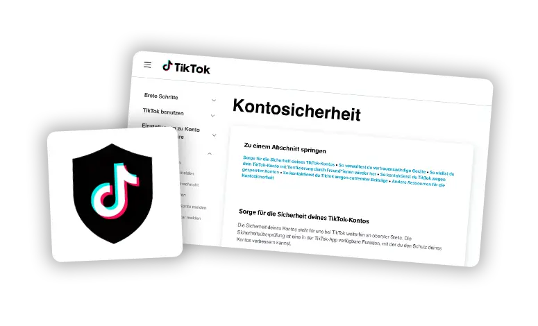 TikTok Account schützen TikTok Account schützen