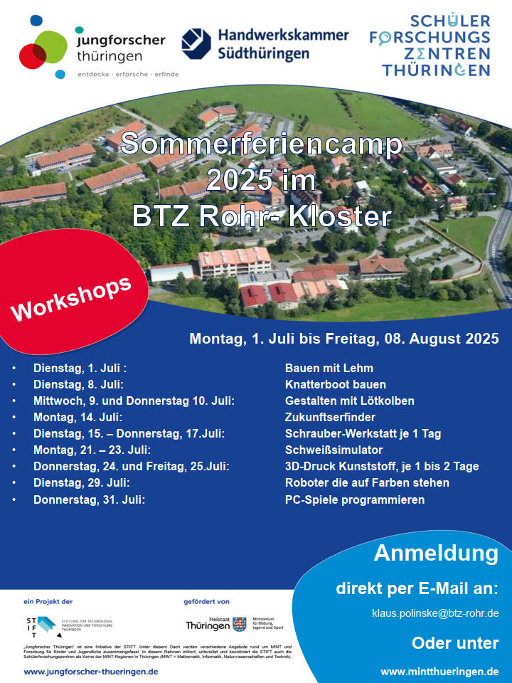 Flyer Sommerferiencamp