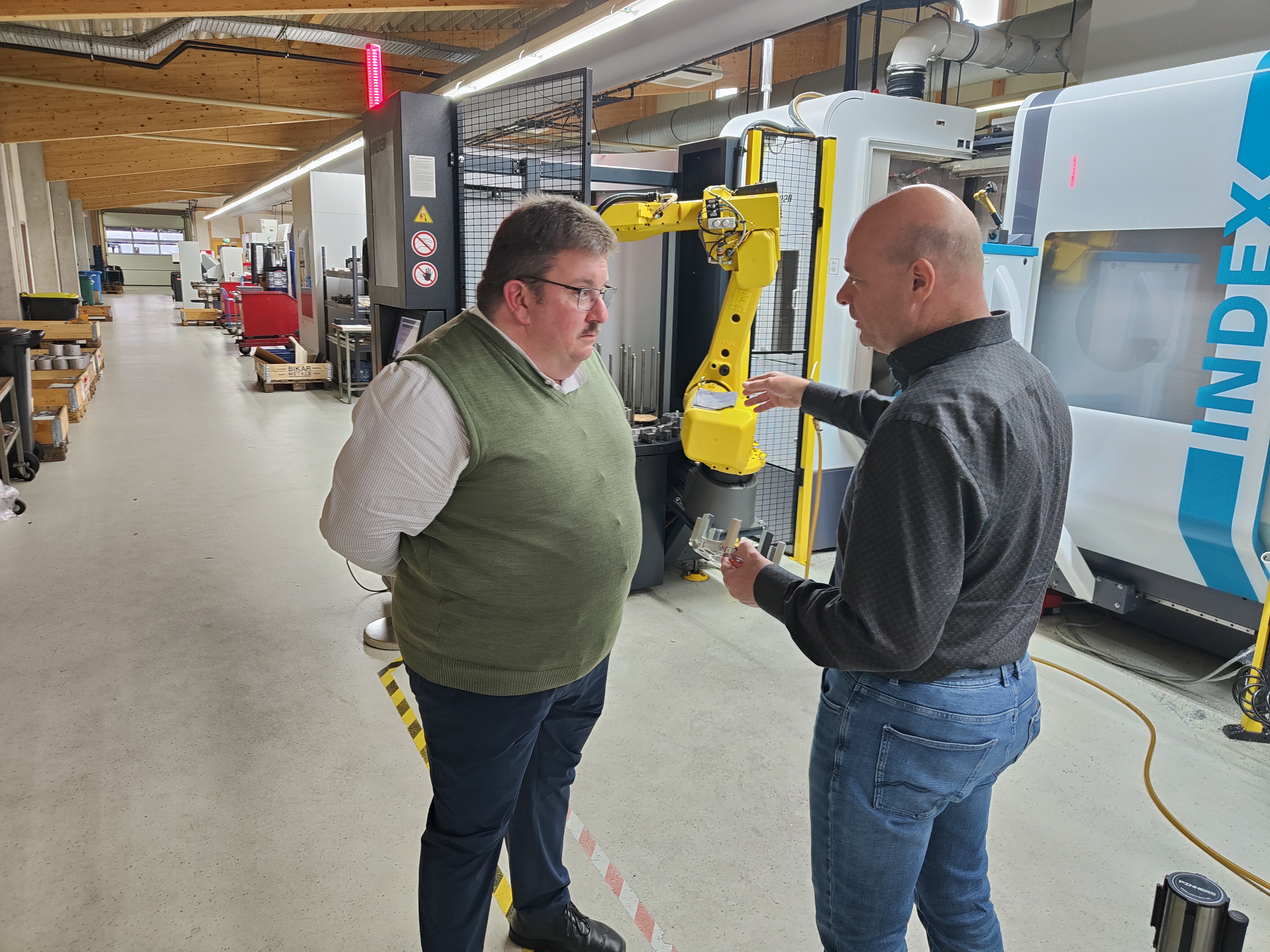 Unternehmensbesuch des Landrates bei Buchert Präzisionstechnik GmbH & Co. KG Vorschaubild Blog