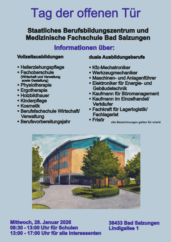 28.01.2026 | Tag der offenen Tür SBBZ Bad Salzungen Vorschaubild Veranstaltung