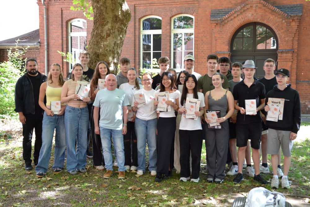 Friedrich-König-Gymnasium Suhl, Klasse 10a mit Lehrern Herrn Jobst und Herrn Weigel