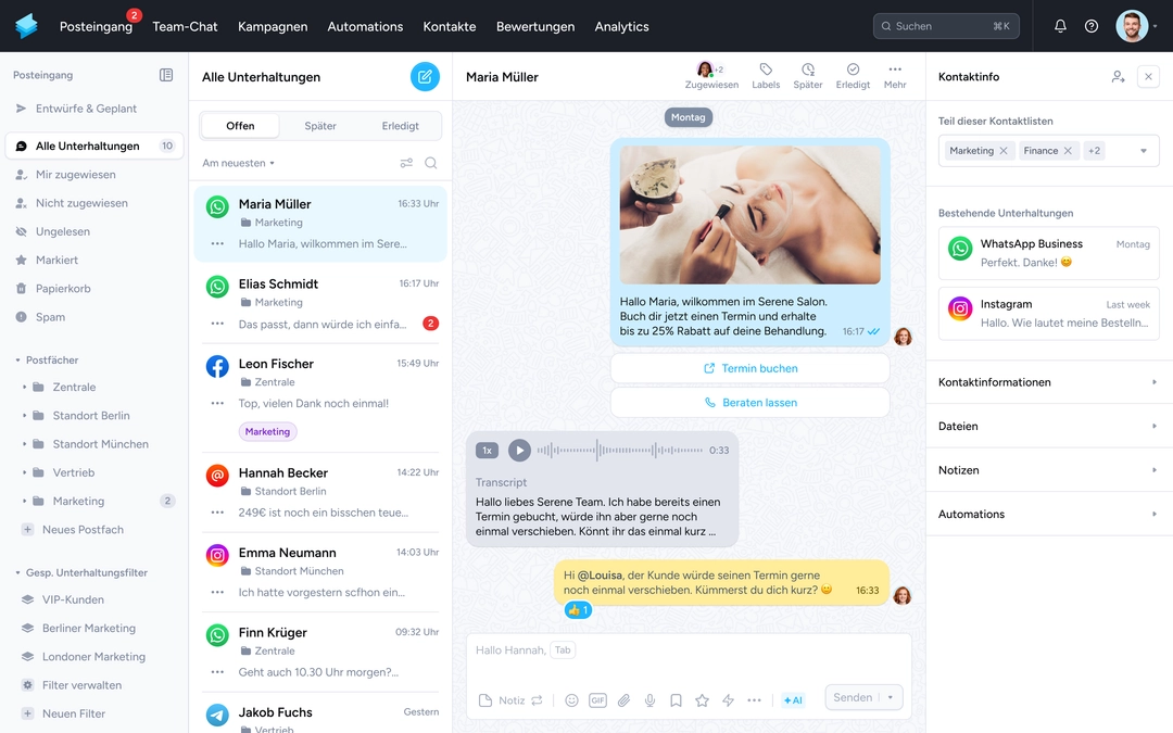 WhatsApp Business API - Superchat Inbox WhatsApp Business API - Superchat Inbox