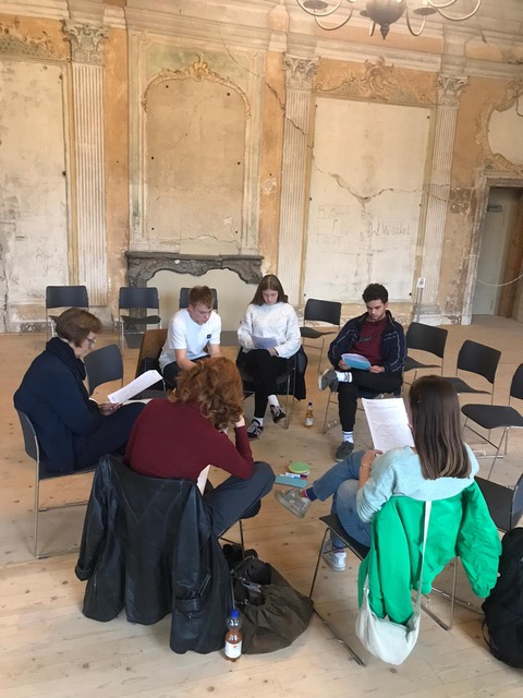 Workshop im Schloss Schwarzburg. Foto: Robin Kallenbach Workshop im Schloss Schwarzburg. Foto: Robin Kallenbach