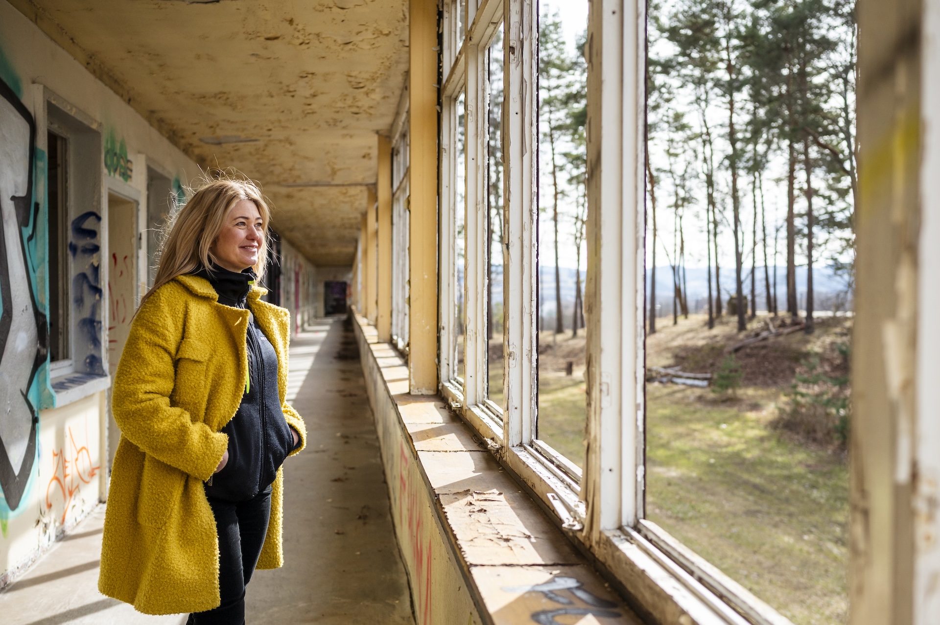 Bianca Müller im ehemaligen Pionierferienlager Remschütz Bianca Müller im ehemaligen Pionierferienlager Remschütz