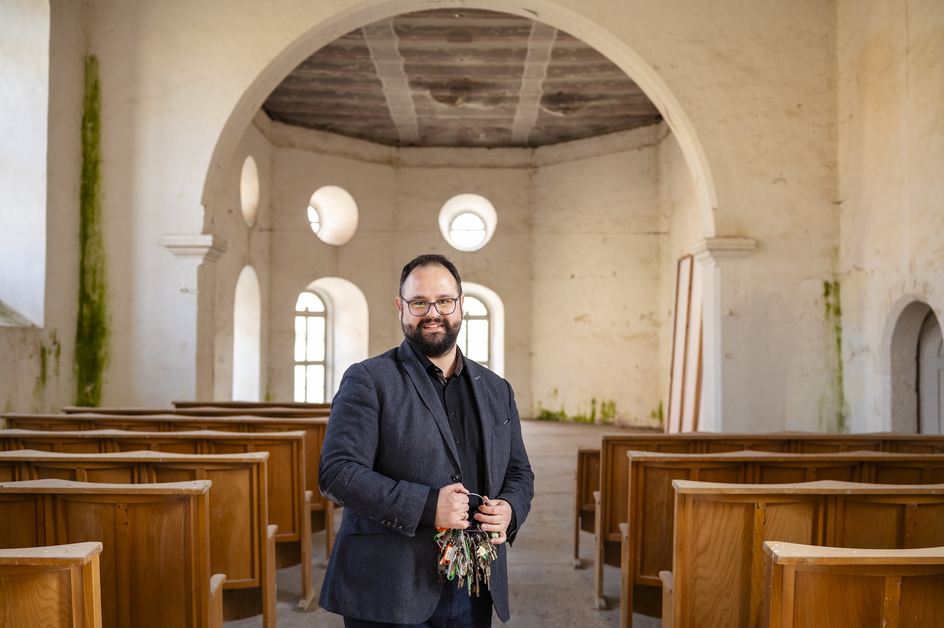 Jonas Urbach vom Förderverein Kloster Anrode Jonas Urbach vom Förderverein Kloster Anrode