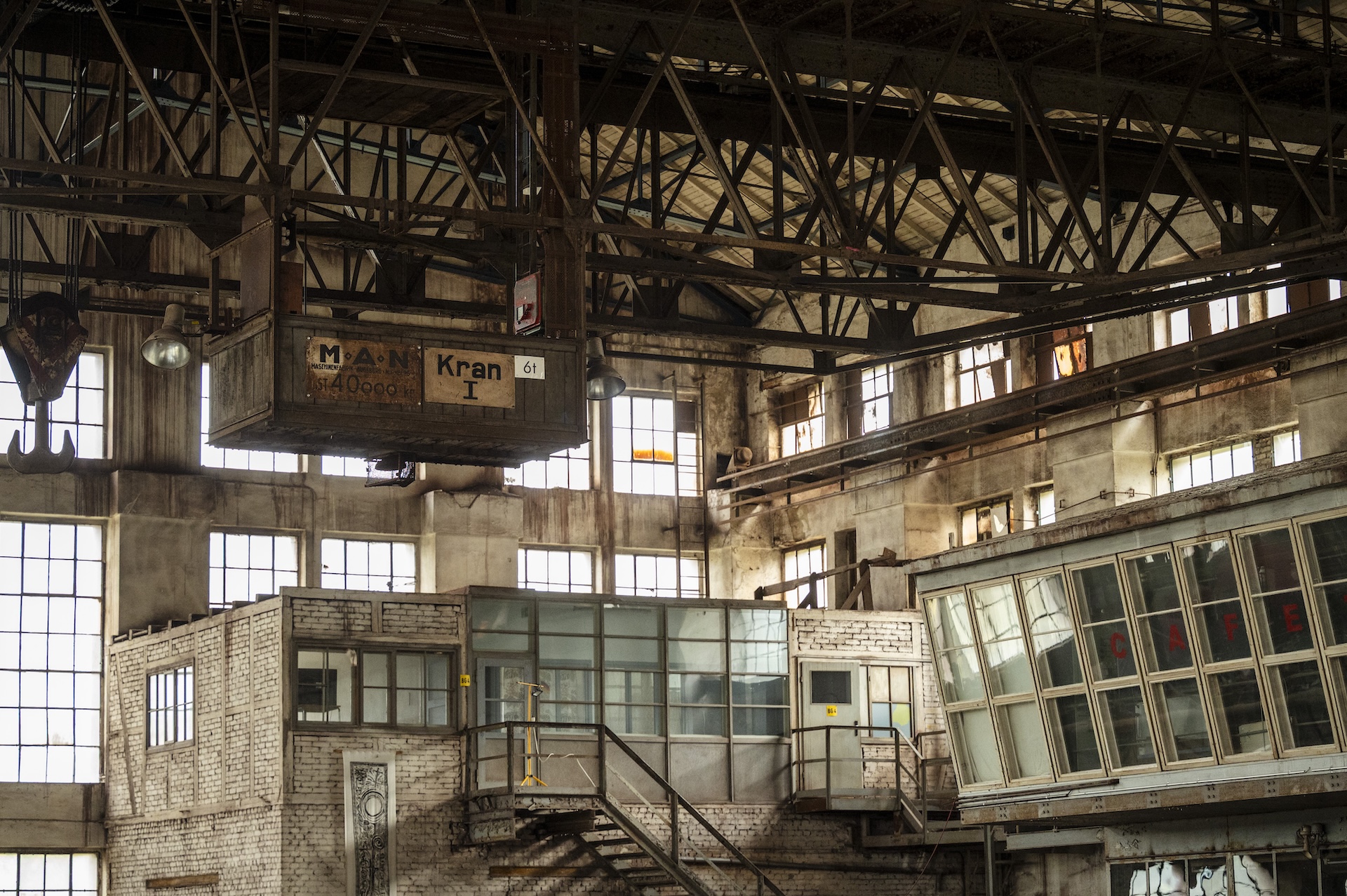 Der Blick in das Industriedenkmal. Foto: Thomas Müller
