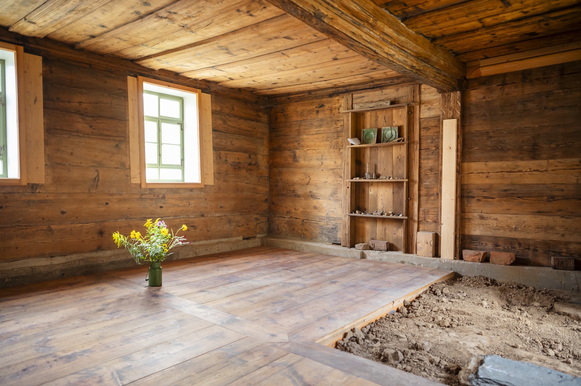 Die Bohlenstube. Foto: Thomas Müller